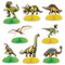 Party Central Club Pack of 96 Green and Yellow Mini Dinosaur Centerpieces 6.25"